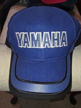 Yamaha Royal Blue Embroidered Logo Cap with Black Trim Y2k New Old Stock!